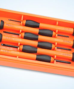 Taparia Precision Screw Driver Set 6 Pcs for electronics, electrical maintenance and industrial hand tool applications.