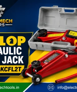 Gallop KCFL2T 2 Ton Hydraulic Floor Jack with PVC carry case available at Electromech Tools for automotive workshops, garages and professional vehicle lifting applications.