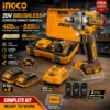 INGCO 20V Brushless Cordless Impact Wrench 405Nm