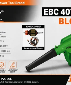 Planet Power EBC 40VR Air Pressure 400mm Blower for industrial cleaning, workshop maintenance and powerful air blowing applications.