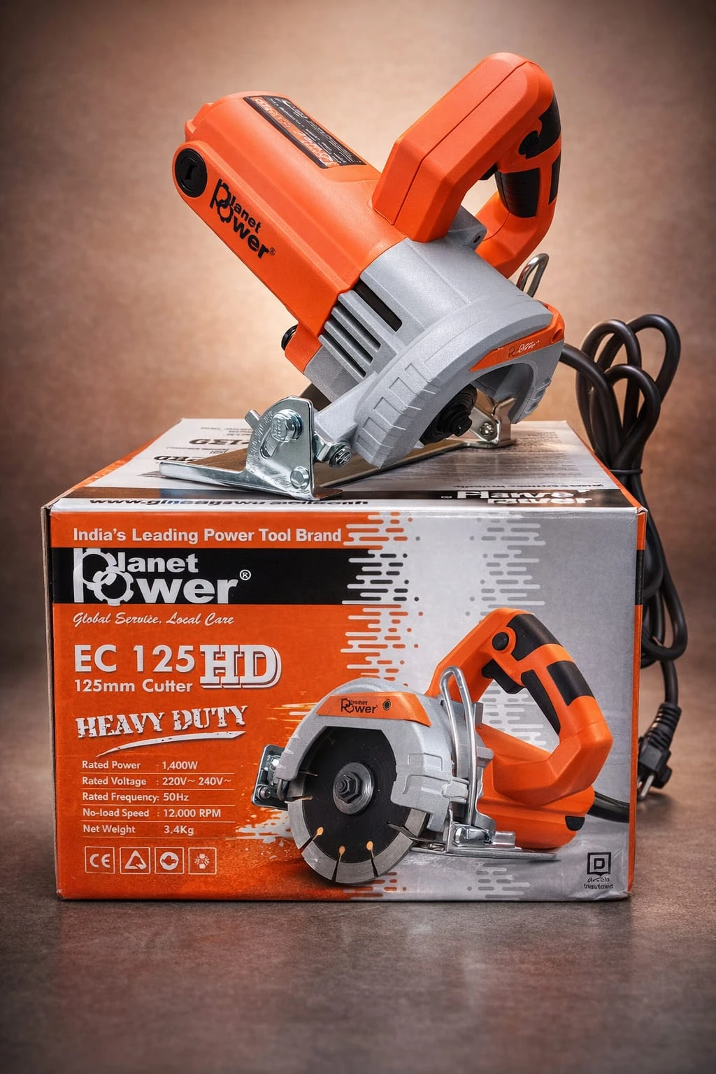 Planet Power EC 125 HD Marble Cutter | Heavy Duty 125mm Stone Cutting Machine Planet Power EC 125 HD 125mm Marble Cutter for cutting marble, granite, ceramic tiles, vitrified tiles, stone and concrete in professional construction applications.
