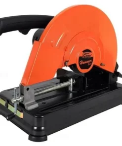 Planet Power PPC 2400 heavy-duty cut-off machine for cutting steel pipes, rods, angle bars and metal sections in fabrication workshops and industrial applications.